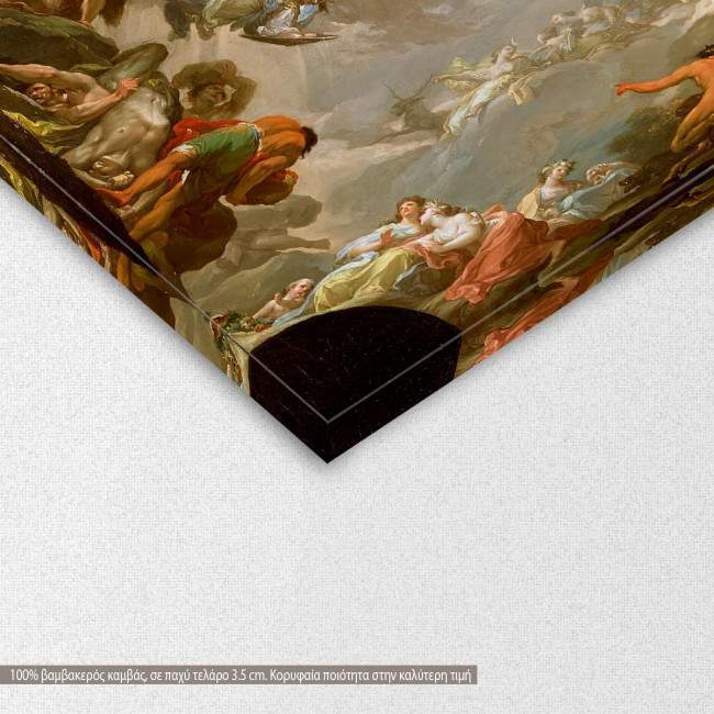 Canvas print The Fall of the Giants,Francisco Bayeu