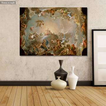 Canvas print The Fall of the Giants,Francisco Bayeu