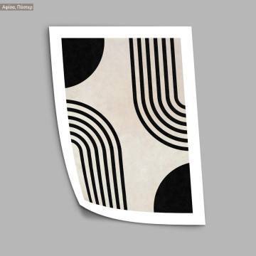 Vertical balance,  κάδρο, μαύρη κορνίζα 2