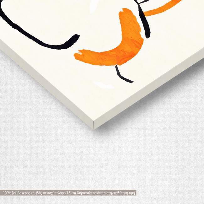 Canvas printWoman figure painting