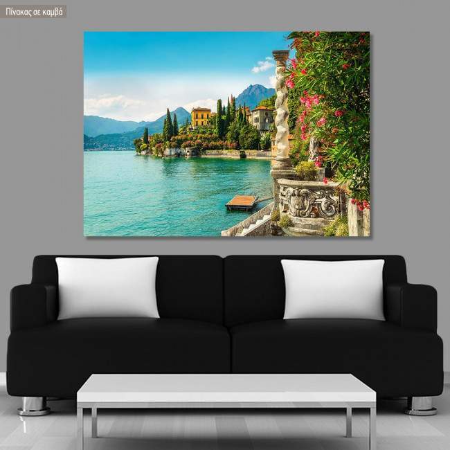 Πίνακας σε καμβά Lake Como