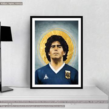 A football God, Poster