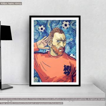 A football Van Gogh, Poster