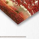 Πίνακας σε καμβά Red forest, πανοραμικός, λεπτομέρεια