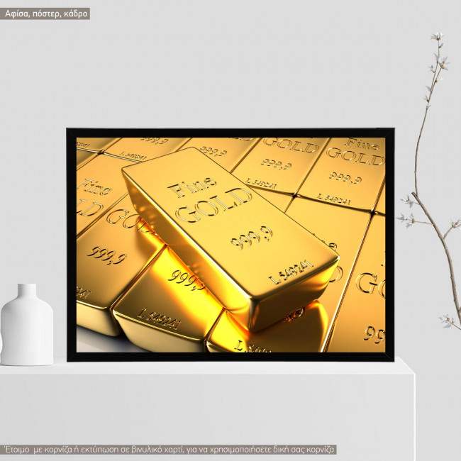 Canvas print, Pure gold