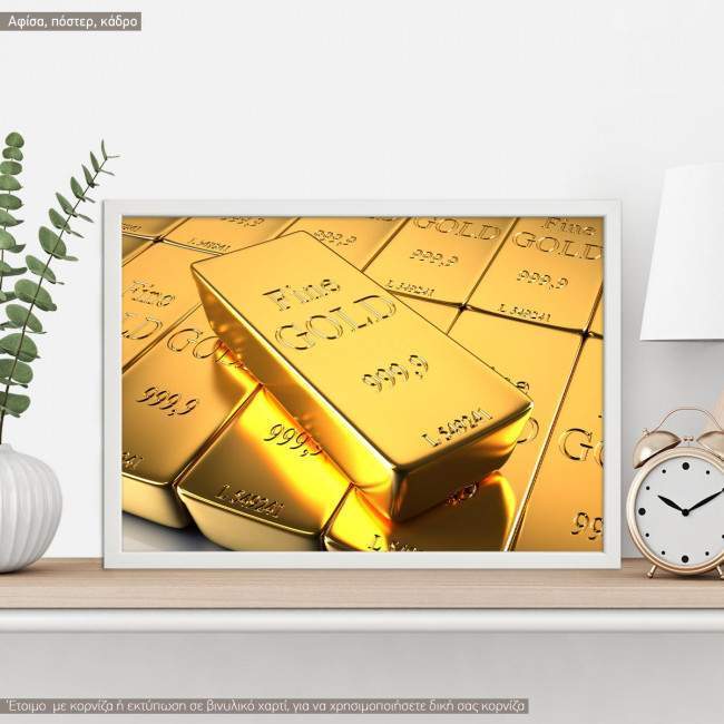 Canvas print, Pure gold