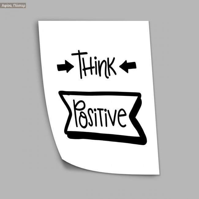 Poster Think positive