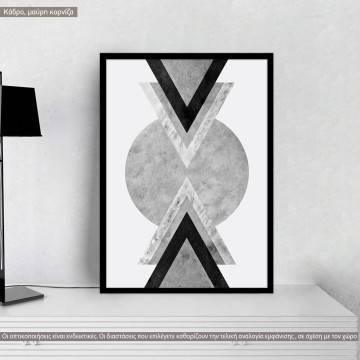 Circles and triangles I, Poster