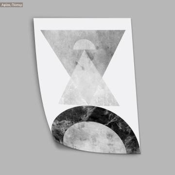 Circles and triangles III,  κάδρο, μαύρη κορνίζα 2