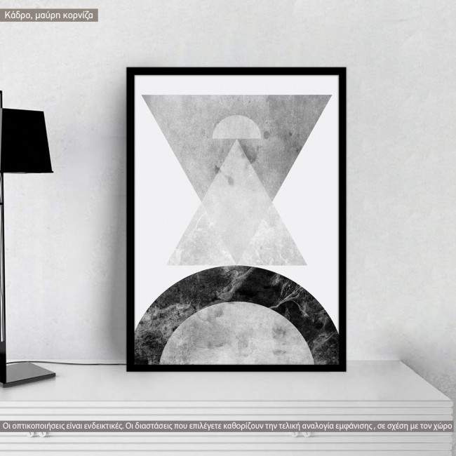 Circles and triangles III, Poster