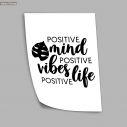 Poster Positive mind vibes life