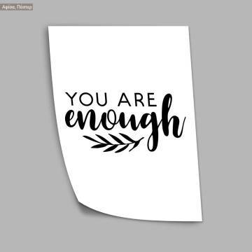 Poster You are enough 2