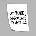Poster Your potential is endless