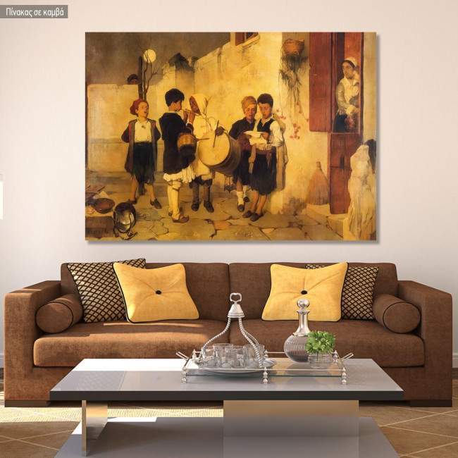 Canvas print Christmas carol Lytras