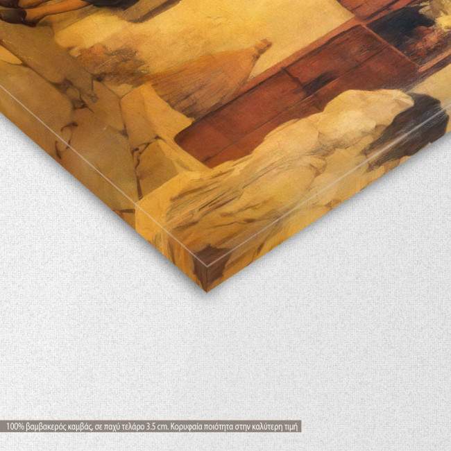 Πίνακας ζωγραφικής Κάλαντα, Λύτρας Ν., καμβάς 7