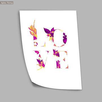 Blossomed love IV, κάδρο, μαύρη κορνίζα 2