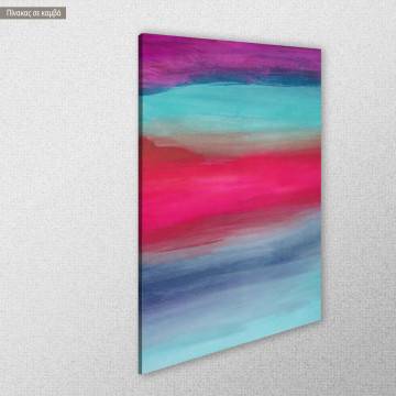 Πίνακας σε καμβά Hand painted gradient κάθετο Όψη 1 2