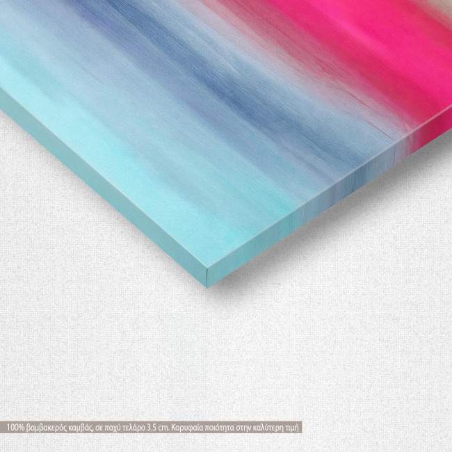 Πίνακας σε καμβά Hand painted gradient κάθετο, λεπτομέρεια