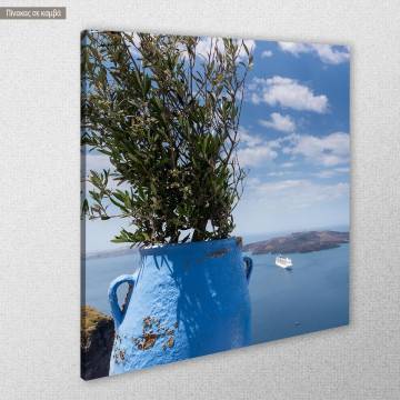 Canvas print Santorini view from Fira 2