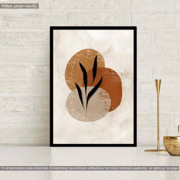 Watercolor Organic plant I, Poster