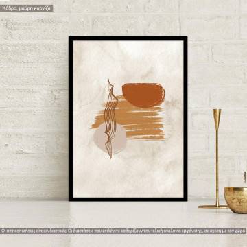 Watercolor Organic plant III, Poster