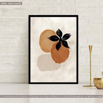 Watercolor Organic plant VII, Poster