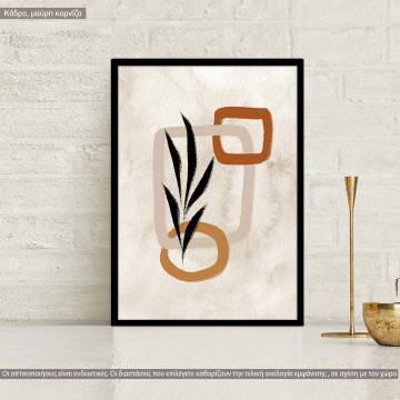 Watercolor Organic plant IX, Poster