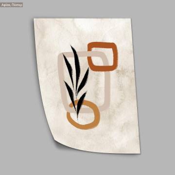 Watercolor Organic plant IX, Poster 2