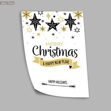 Merry Christmas III, κάδρο, μαύρη κορνίζα 2