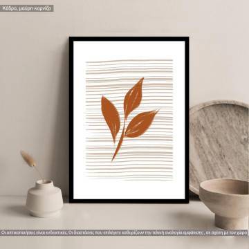 Watercolor Organic plant XIV, Poster