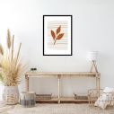 Watercolor Organic plant XIV, αφίσα, πόστερ, διαθέσιμη και σε πίνακα σε καμβά, κάδρο μαύρη κορνίζα, λευκή κορνίζα, ξύλινη κορνίζα