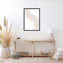 Brushed lines I, αφίσα, πόστερ, διαθέσιμη και σε πίνακα σε καμβά, κάδρο μαύρη κορνίζα, λευκή κορνίζα, ξύλινη κορνίζα