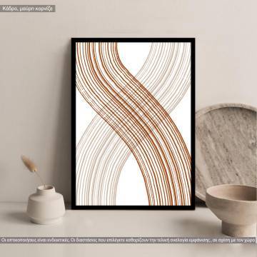 Brushed lines II, Poster