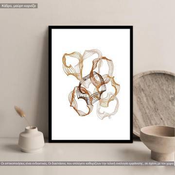 Brushed lines IV, Poster