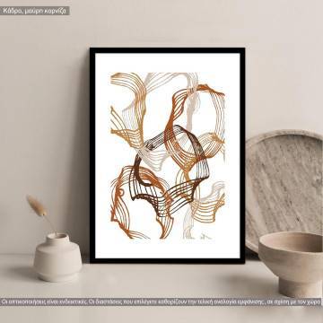 Brushed lines V, Poster