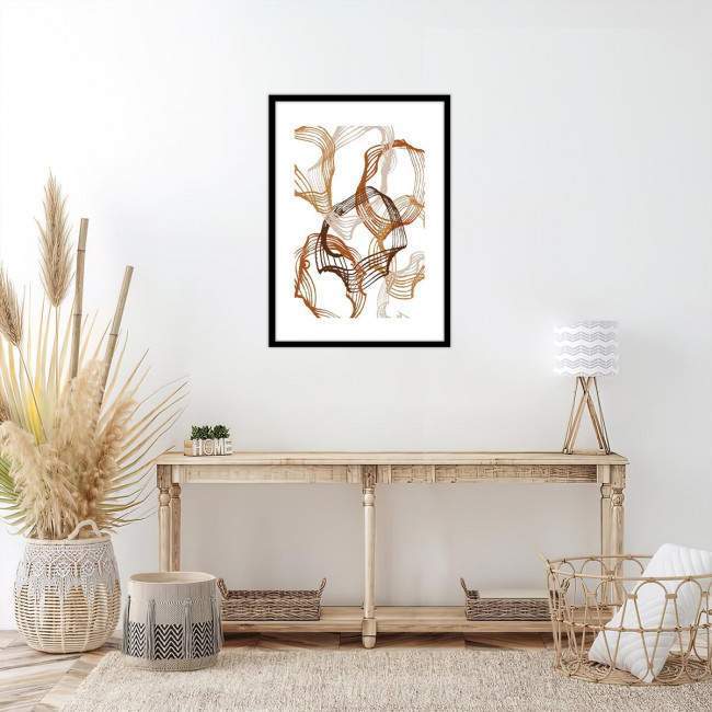 Brushed lines V, Poster