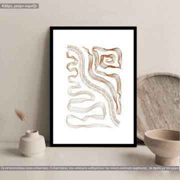 Brushed lines VI, Poster