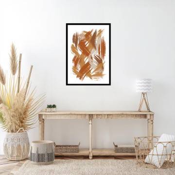 Brushed lines VII, κάδρο, μαύρη κορνίζα 2