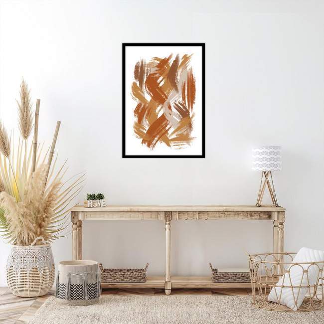 Brushed lines VII, Poster