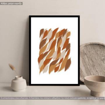 Brushed lines IIX, Poster