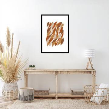 Brushed lines IIX, κάδρο, μαύρη κορνίζα 2