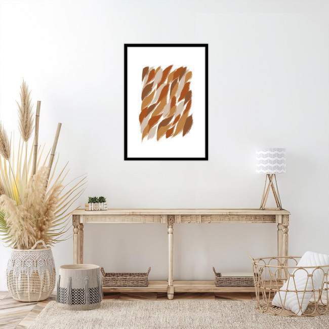 Brushed lines IIX, Poster