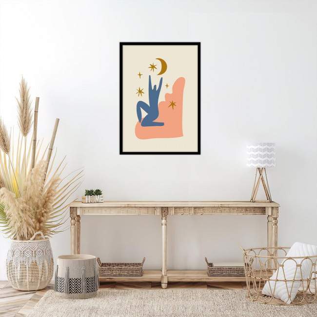 Matisse style I, αφίσα, πόστερ, διαθέσιμη και σε πίνακα σε καμβά, κάδρο μαύρη κορνίζα, λευκή κορνίζα, ξύλινη κορνίζα