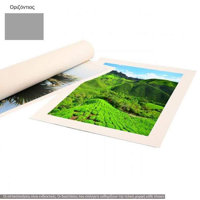 Canvas printYour photo horizontal , without frame