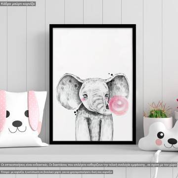 Poster Bubble elephant 2
