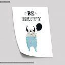 Be happy monster poster