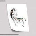 Tribal zebra I, αφίσα, πόστερ