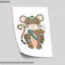 Tribal monkey II, poster