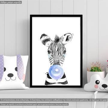Poster Bubble zebra