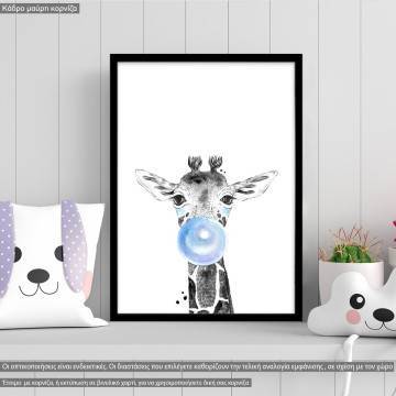 Bubble zebra, poster